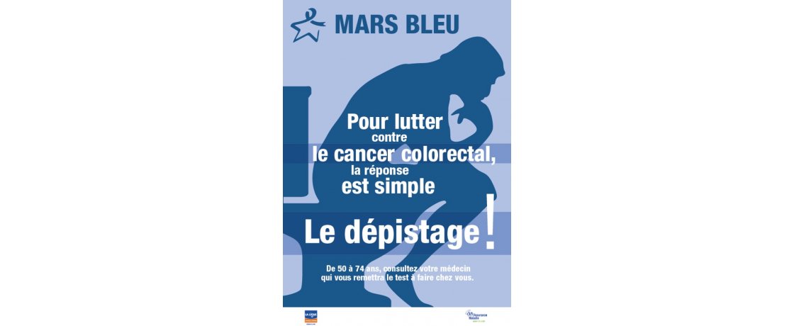 Mars bleu : le mois du dépistage du cancer colorectal