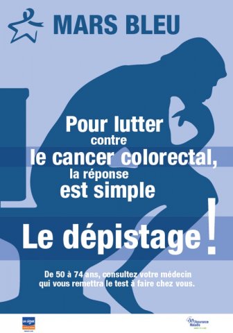 Mars bleu : le mois du dépistage du cancer colorectal