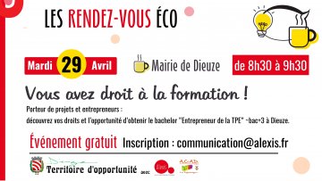 Les rendez-vous éco