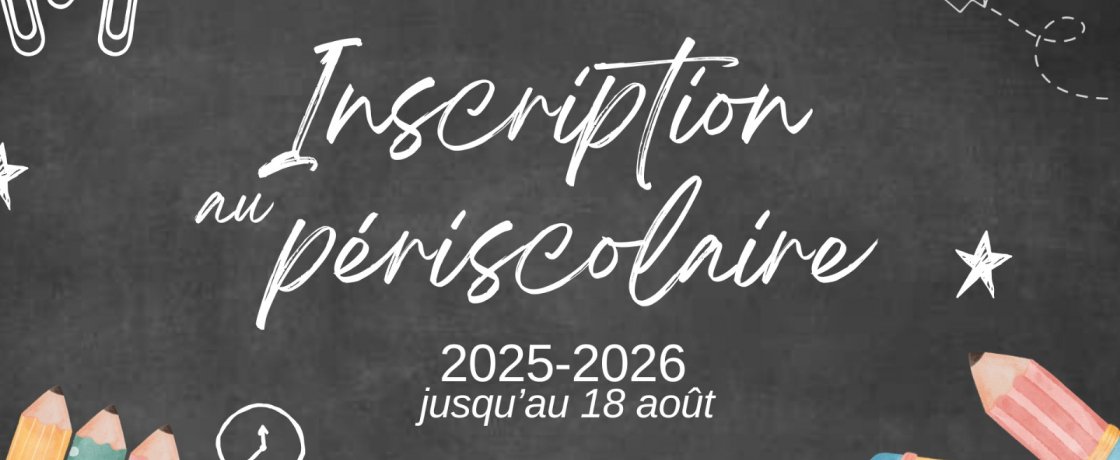 Inscription périscolaire 2025/2026