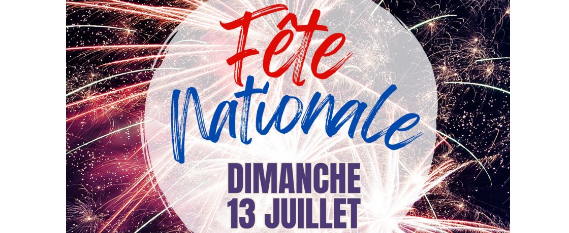 Fête Nationale et feu d'artifice