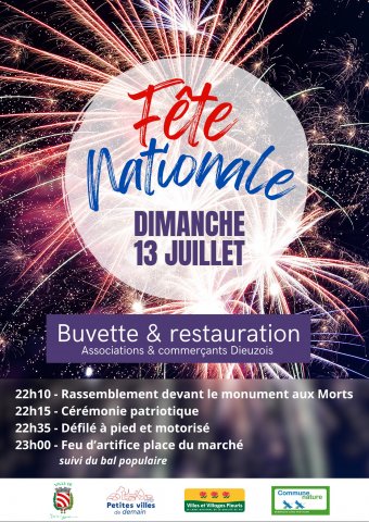 Fête Nationale et feu d'artifice