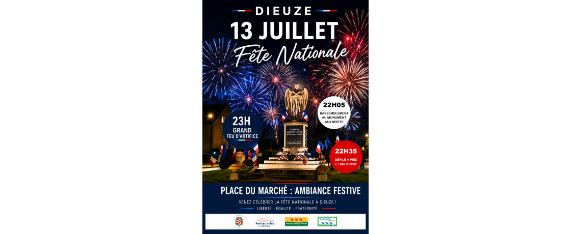 Fête Nationale et feu d'artifice
