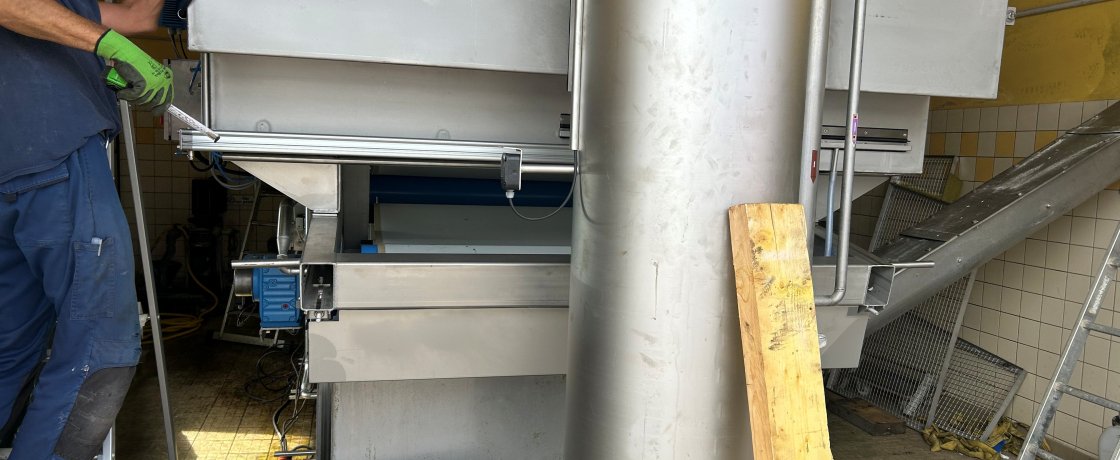 Travaux à la station d'épuration